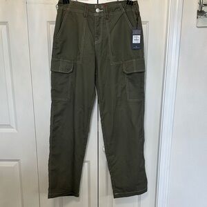 True Religion jeans Military Cargo pants sz 30. Olive Green “Kalamata” NWT.